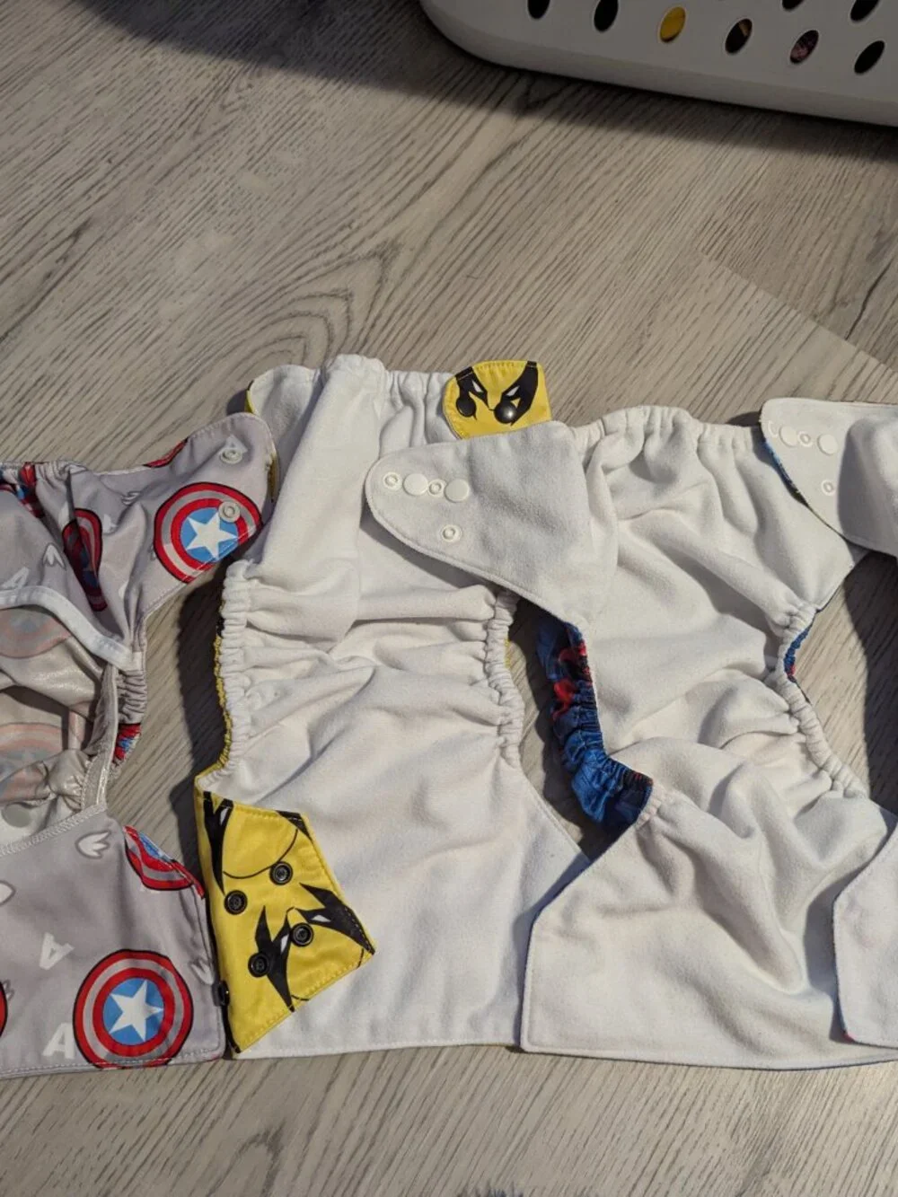 Superhero Cloth Diapers - lot of 4
